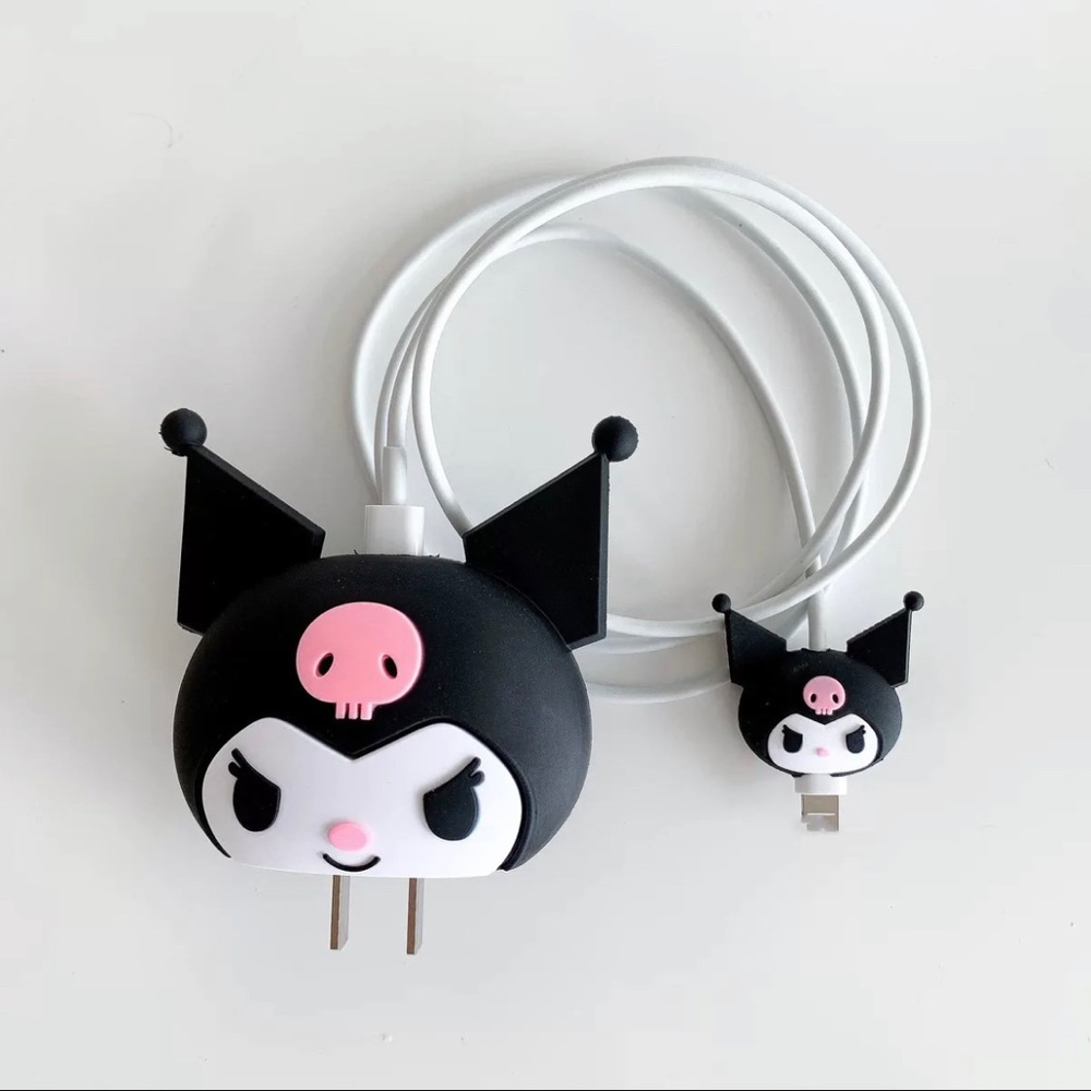 Kuromi IPhone charger case